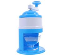 Máquina de Granizados Manual Portátil Mini para Hogar | Pp Azul, Fácil de Operar, para Cócteles y Helados Caseros, Uso Seguro para Adultos y Pequeños