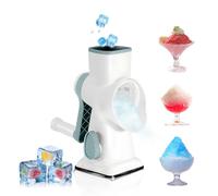 MáQuina de Granizados, panemy Granizadora, Cuchillas Doble Hilera áNgulo 45°, TrituracióN Hielo Eficiente, Ahorro Esfuerzo, Picadora de Hielo Adecuada Acampar, CóCteles, Café Frío, Helados