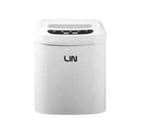 Máquina de hacer cubitos de hielo portátil lin ice pro-w12 blanco