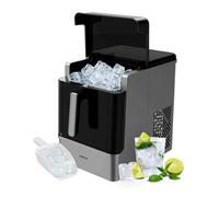 Cecotec Máquina de Hacer Hielo Chillin' Ice 2300. 23kg/24h, Depósito Hielo 1,8kg, Depósito Agua 2L, Compresor con Enfriamiento por Aire, Cubitos Sólidos, Hielo Siempre Disponible