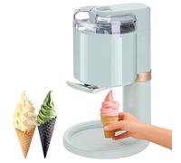 Máquina de Helado 1L para Casa, Heladera Automática Soft Serve, Máquina de Mesa para Yogur Helado y Sorbete, Piezas Desmontables Fáciles de Limpiar, Acero Inoxidable