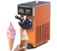 Máquina de helado con reposo vertical de 6 horas antes del uso Orange