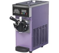Máquina de Helado Soft Serve Comercial, Heladera de Sobremesa con Panel LCD y Limpieza Automática, 4-5 L/H para Restaurantes, Pastelerías y Uso Doméstico - Compresor Potente y Congelación Rápida