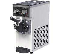 Máquina de Helado Soft Serve Comercial, Heladera de Sobremesa con Panel LCD y Limpieza Automática, 4-5 L/H para Restaurantes, Pastelerías y Uso Doméstico - Compresor Potente y Congelación Rápida