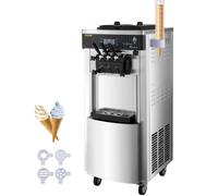 Máquina De Helado Suave 20-28l / H 2200w Pantalla Lcd Ice Cream Machine