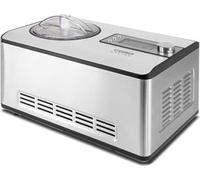 CASO Ice Creamer - 2 en 1 Design Heladera y máquina de yogur con tecnología de compresor, sin necesidad de enfriamiento previo, produce hasta 2 litros de helado, helado o yogur