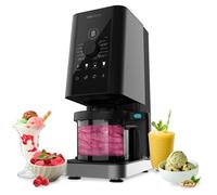 Cecotec Máquina de Helados - Heladera - 1,35L - Gelatec 1800. 700W, 10 Programas, Botones Táctiles y Mando Giratorio, Helados y Bebidas en 3 Pasos, 3 Tarrinas BPA Free, Cremosidad Perfecta