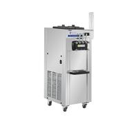 Máquina de helados soft - 18 l/h - 1500 W - 2 sabores + mezcla de ambos - pre-enfriamiento - Royal Catering
