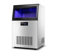 Máquina de Hielo Comerciales 60KG/24H Máquina para Hacer Hielo Industrial Panel de Control LCD Inteligente,para Cafeterías,Bares,Hoteles