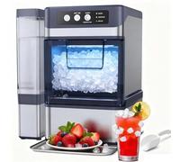 Máquina de hielo con funcionamiento silencioso y hielo de pellets masticable, salida diaria de 48 libras para dormitorios, oficinas en casa y espacios silenciosos