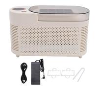 Máquina de Hielo de Escritorio Portátil, 8 Cubos, 120W, ABS y Aluminio, Compacta y Automática - Producción Rápida, Fácil Uso, Ideal para Casa, Oficina y Camping