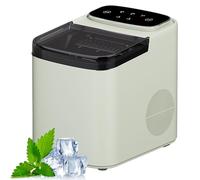 Máquina de hielo de pellets, máquina de hielo portátil con función de autolimpieza, funcionamiento silencioso, ideal para el hogar y la oficina, base antideslizante para mayor estabilidad
