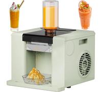 Máquina de hielo en copos de nieve de 280 W, máquina automática de raspado de hielo de 60 kg/día para helados, batidos y yogur. Enfriamiento rápido, diseño portátil para uso doméstico, en bares y re
