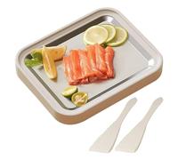 Máquina De Hielo Laminado | Yogur Sin Electricidad - Kit De Raspadores Para Bandeja De Hielo Enrollada | Para Restaurantes Food Trucks Street Aficionados De Postres Principiantes Organizadores De