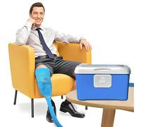 Máquina de hielo para rodilla después de la cirugía, la mejor máquina de terapia de frío para reemplazo y recuperación de rodilla, sistema de alivio del dolor de crioterapia con temporizador