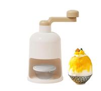 Máquina de hielo picado, maquinilla de hielo manual | Picadora de hielo a manivela - Máquina para granizados de caudal, herramienta manual para picar hielo para preparar cócteles, conos de nieve