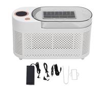 Máquina de Hielo Portátil de Escritorio 120W, Fabricador de Cubitos Rápido, Para Hogar y Coche - Diseño Compacto, Doble Fuente de Energía, Ideal para Camping y Oficina