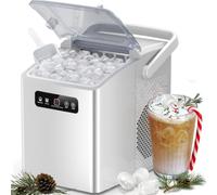 Máquina De Hielo Portátil Para Encimera, 12 Kg/24 H, Con Autolimpieza Y Cuchara