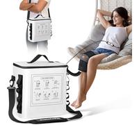 Máquina de hielo portátil para rodilla después de la cirugía, máquina programable de terapia de frío para recuperación de reemplazo de rodilla con bolsa de hielo, sistema de crioterapia con