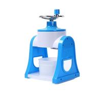 Máquina de hielo raspado casera, pequeña máquina de hielo manual, for verano, for hacer hielo picado y granizado, for romper el hielo. Para el hogar/cocina/oficina(Blue)