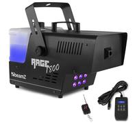 Máquina de humo 1800 W DMX con 6 LED RGBW y controlador de tiempo (RAGE 1800LED) - beamZ