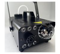 Máquina de humo con bola mágica LED RGB, luces discoteca for DJ, efecto 600 W, control remoto inalámbrico Efectos escénicos(Three lights)