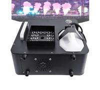 Máquina De Humo De 1500 W, Máquina De Humo Vertical Con Luces LED De 24 Colores, Distancia De Pulverización De Humo De 8 M, Pulverización Vertical, Adecuada Para Fiestas, Escenarios