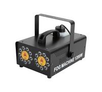 Máquina de humo Fog Machine Fogger Smoke Máquina de humo Máquina portátil Mini máquina de humo 1200W Tanque 1L RGB Luz escena Fiesta Boda DJ Show