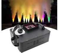 Máquina De Humo Máquina De Humo Co2, 1500W Rgb Party 24 Led Dj Stage Smoke Machine con Control Remoto Stage Fog Machine
