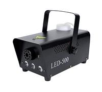 Máquina de Humo Máquina de Humo con Luces LED Control Remoto Luces Coloridas Equipo de Escenario Máquina de Niebla para Bodas, Halloween, Fiestas y Efectos de Escenario (BLACK)
