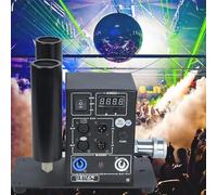 Máquina de humo Máquina de humo de Co2 de 2 cabezales con tubo de 6 M, altura de pulverización de 8-10 M Efecto de escenario Máquina de humo rápidamente Máquina de humo de CO2