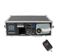 Máquina de Humo Portátil de 1500W, Máquina de Humo de Escenario de Baja Altura, Control Remoto de 10m, Nebulizador de Humo con Hielo Seco de 3L con Pantalla LCD, Estuche de Transporte