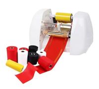 Máquina de impresión de cinta digital, impresora portátil de tela textil, ancho de impresión de 30-104 mm, soporta más de 50 idiomas, fácil de operar para cintas de regalo y serpentinas