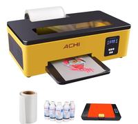 Máquina de impresión de DTF A4 L800, paquetes de impresora DTF, máquina de impresión de camiseta A4 con horno, tinta de 5 * 250ML, película DTF de 100M directa a transferencia de calor de película