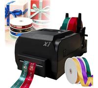 Máquina de impresión de estampado, impresora digital de cinta para envolver regalos, 25-108 mm de ancho, velocidad 150 mm/S, soporta más de 50 idiomas, diseño de cuatro filas