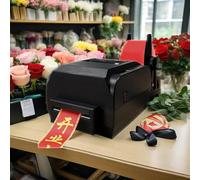 Máquina De Impresión Para Cintas De Rascón Con Soporte, Impresora Digital De Cintas 200 Ppp Impresora De Etiquetas Térmica Máquina De Impresión Por Estampación, Compatible Con 50+ Idiomas,Single