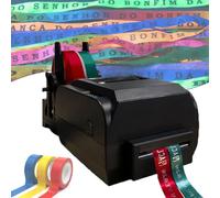 Máquina De Impresión Para Cintas De Rascón, Impresora Digital De Cintas Con Soporte Para Cintas, Máquina De Impresión Por Estampación Para Envolver Regalos, Resolución De Impresión 200 PPP,Double