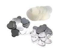 Máquina de insignias de corazón de 57x53mm equipada con máquina, cortador y 100 juegos de materiales for insignias, publicidad de hojalata(Only 100 badges)