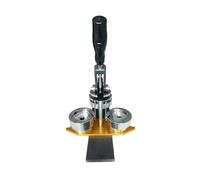 Máquina de insignias de corazón de 57x53mm equipada con máquina, cortador y 100 juegos de materiales for insignias, publicidad de hojalata(1 Machine)