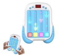 Máquina de juego de ritmo interactivo,juguete de dedos,juego pop-fidget,juego de reacción rápida,juego de teclas de ritmo,juguete desafío musical 2024 electrónica caramelo azul