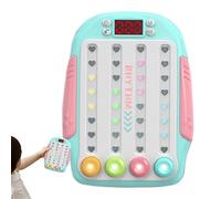 Máquina de juego rítmica - Máquina de arcade para juegos rítmicos, juego interactivo de emparejamiento de ritmos | Juguete de juego rítmico para niños, juguete de música, juego de empuje velo