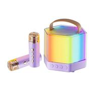 Máquina de Karaoke al Aire Libre, Altavoz portátil con micrófono - Altavoz de Karaoke al Aire Libre portátil - Herramienta de Entretenimiento de Bobina poderosa para Fiestas de Amigos, Actividades al