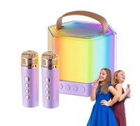 Máquina de Karaoke al Aire Libre, Altavoz portátil con micrófono - Altavoz de Karaoke al Aire Libre portátil - Herramienta de Entretenimiento de Bobina poderosa para Fiestas de Amigos, Actividades al