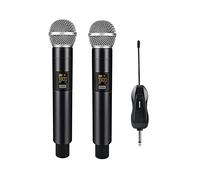 máquina de karaoke bluetooth Sistema de micrófono dinámico de mano 25 Frecuencia UHF Micrófono inalámbrico for karaoke sobre PENSILVANIA Salida del altavoz del mezclador 6.35mm 1/4 "para SPEEC altavoz