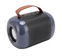 Máquina de Karaoke con 2 Micrófonos, 5.3 Máquina de Karaoke Portátil Conjunta de RGB Volumen Ruidoso para Niños Adultos para la Fiesta para el Aula (Black)
