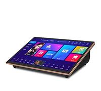Máquina de karaoke con pantalla táctil, control remoto del teléfono y control de aplicaciones, descarga de canciones en la nube, micrófono inalámbrico, reproductor de canto KTV para uso doméstico y