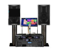 Máquina De Karaoke Con Pantalla Táctil, Wifi 6TB, Jukebox Portátil For El Hogar, Reproductor Profesional KTV CaptacióN De Sonido NíTida