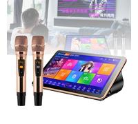 Máquina de karaoke con pantalla táctil y micrófono inalámbrico, control de aplicación para una mejor experiencia de entretenimiento en el hogar