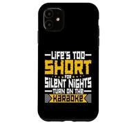 Máquina de Karaoke Divertida Karaoke Mic Creadores de música Cantantes Carcasa para iPhone 11