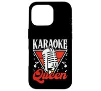 Máquina de Karaoke Divertida Karaoke Mic Creadores de música Cantantes Carcasa para iPhone 16 Pro